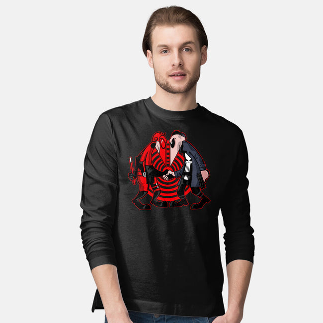 Devil Vs Antihero-Mens-Long Sleeved-Tee-demonigote