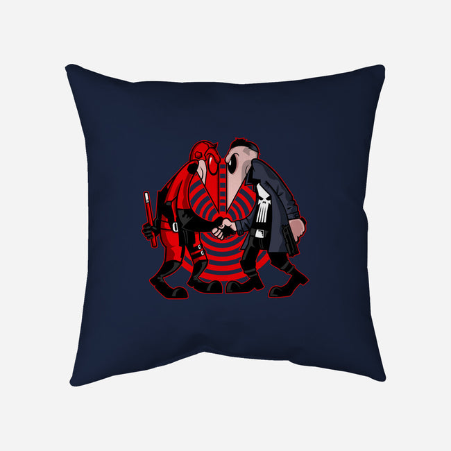 Devil Vs Antihero-None-Removable Cover w Insert-Throw Pillow-demonigote