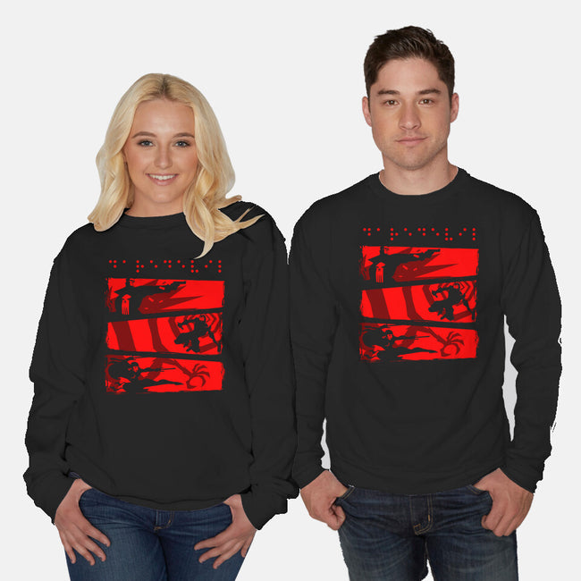 Hell City-Unisex-Crew Neck-Sweatshirt-demonigote