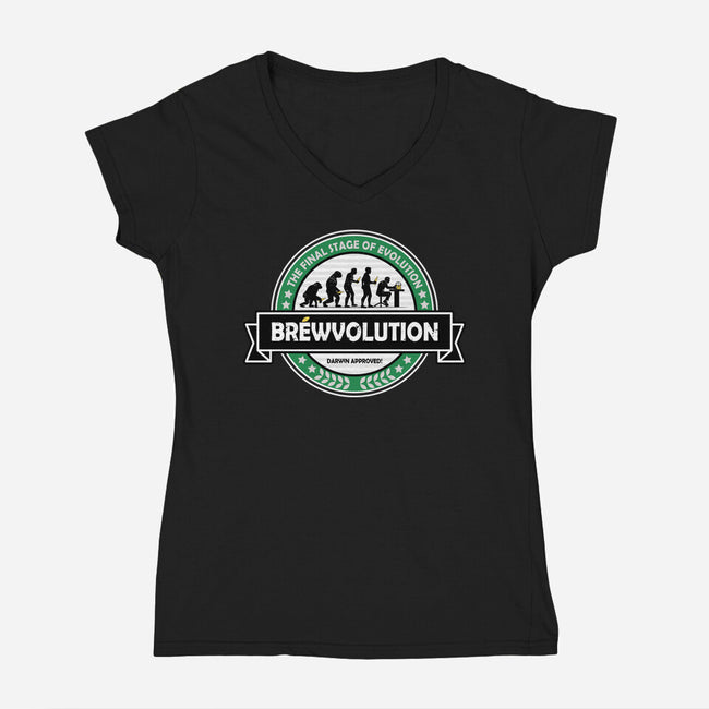Brewvolution-Womens-V-Neck-Tee-erion_designs