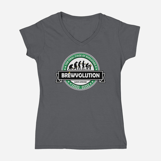 Brewvolution-Womens-V-Neck-Tee-erion_designs