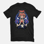 Snow Princess Flower Face-Womens-Fitted-Tee-rmatix