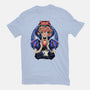 Snow Princess Flower Face-Womens-Fitted-Tee-rmatix