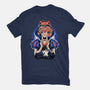 Snow Princess Flower Face-Womens-Fitted-Tee-rmatix