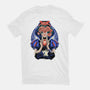 Snow Princess Flower Face-Womens-Fitted-Tee-rmatix
