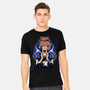 Snow Princess Flower Face-Mens-Heavyweight-Tee-rmatix