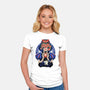 Snow Princess Flower Face-Womens-Fitted-Tee-rmatix