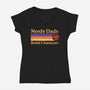 Nerdy Dads-Womens-V-Neck-Tee-Aarons Art Room