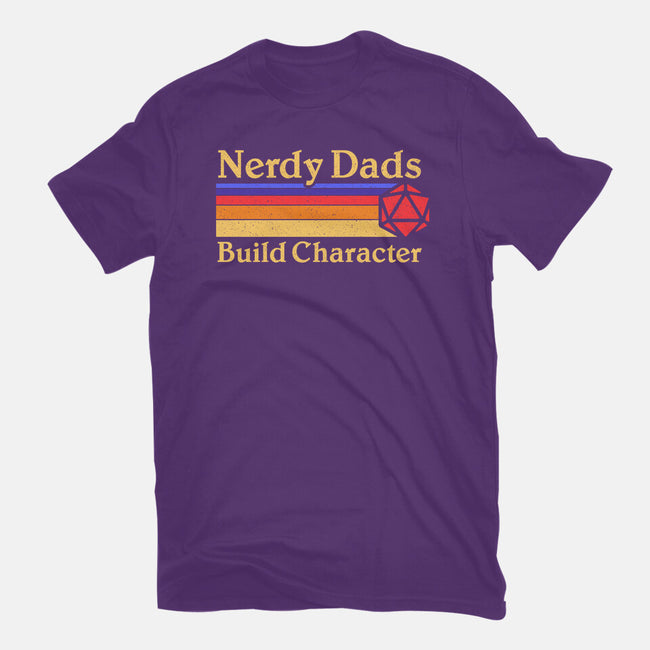 Nerdy Dads-Womens-Fitted-Tee-Aarons Art Room