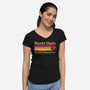 Nerdy Dads-Womens-V-Neck-Tee-Aarons Art Room