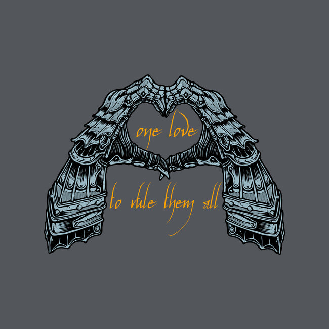 One Love To Rule Them All-Womens-Fitted-Tee-momma_gorilla