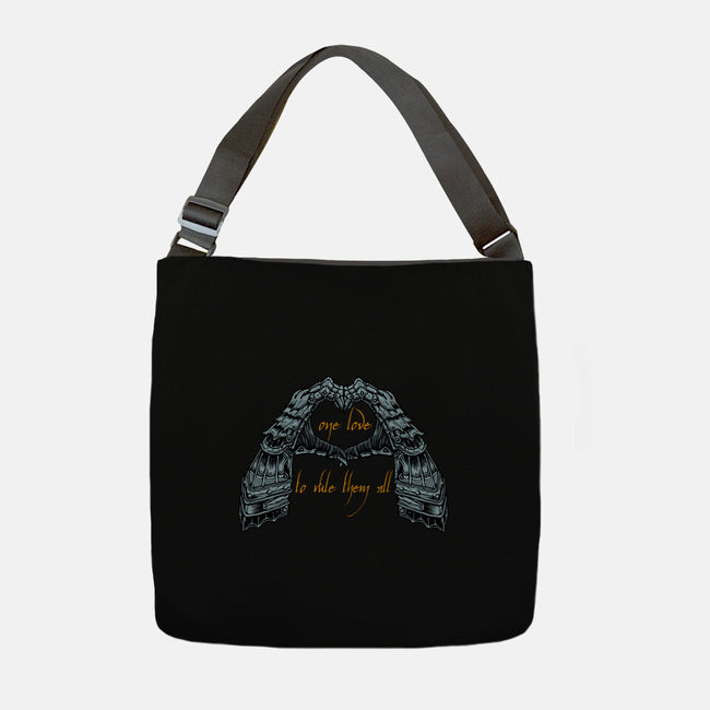One Love To Rule Them All-None-Adjustable Tote-Bag-momma_gorilla