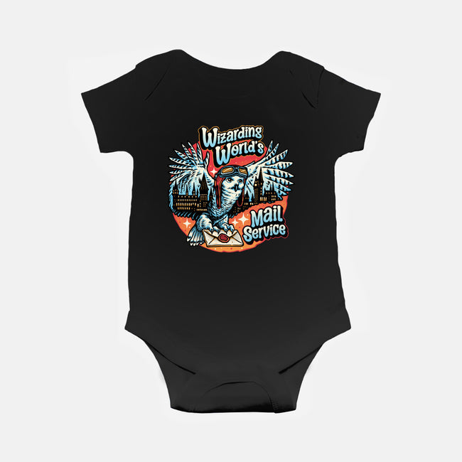 Mail Service Owl-Baby-Basic-Onesie-momma_gorilla