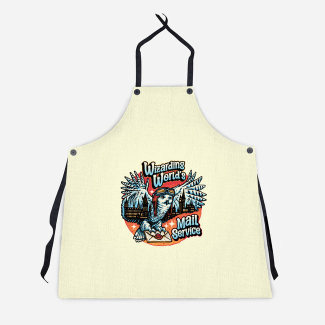 Mail Service Owl-Unisex-Kitchen-Apron-momma_gorilla