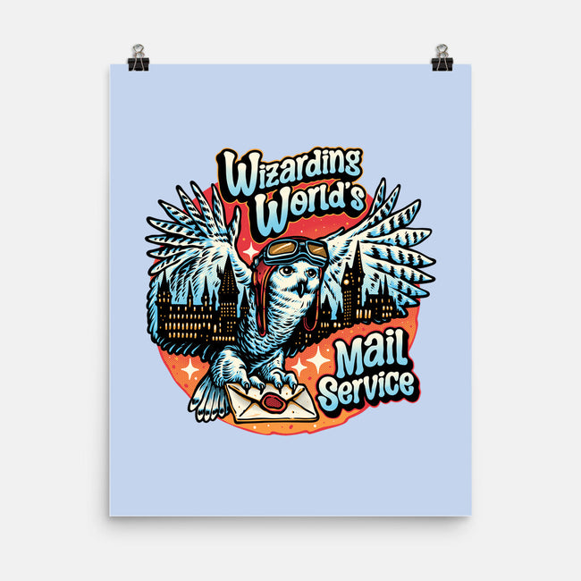 Mail Service Owl-None-Matte-Poster-momma_gorilla