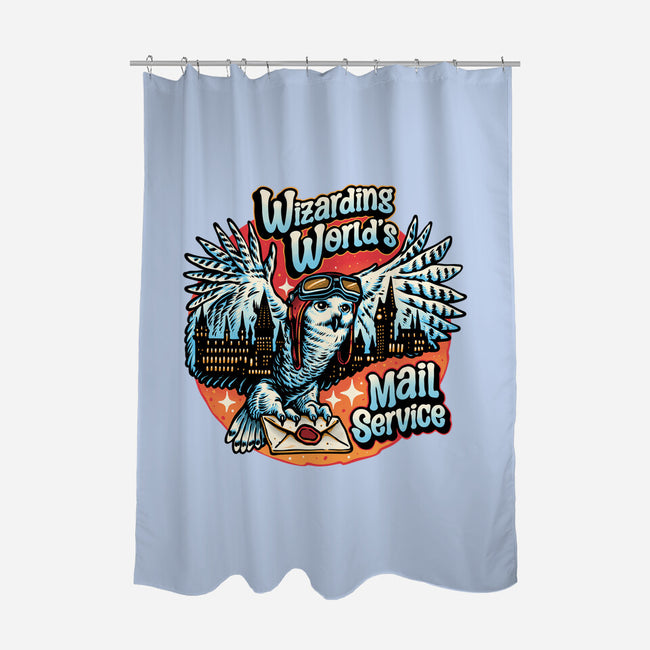 Mail Service Owl-None-Polyester-Shower Curtain-momma_gorilla