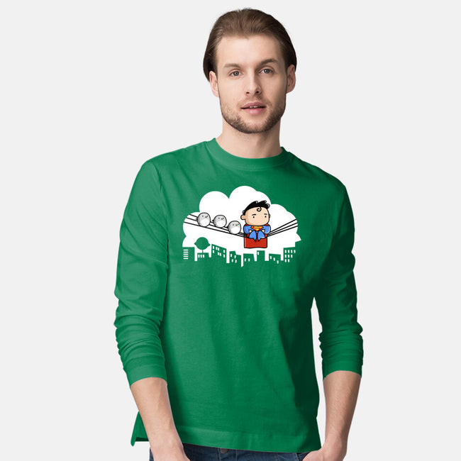 Little Birds-Mens-Long Sleeved-Tee-demonigote