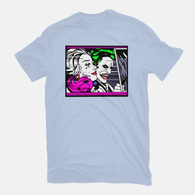 In the JokeCar-Womens-Fitted-Tee-demonigote