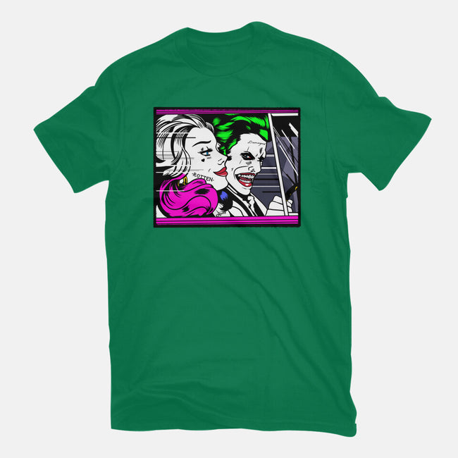 In the JokeCar-Womens-Fitted-Tee-demonigote