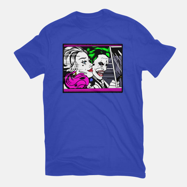 In the JokeCar-Womens-Fitted-Tee-demonigote