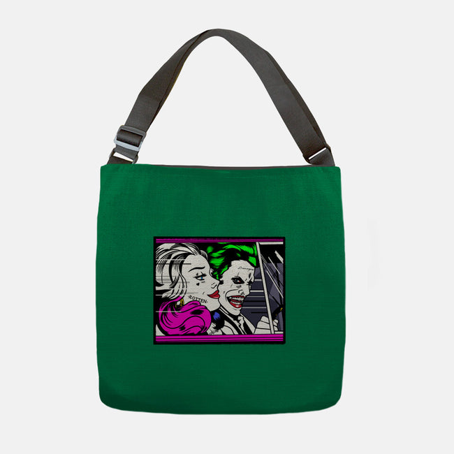 In the JokeCar-None-Adjustable Tote-Bag-demonigote