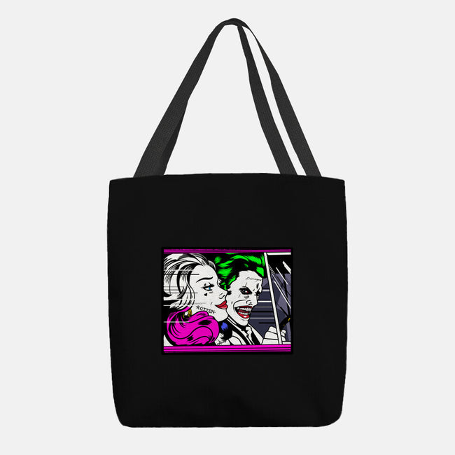 In the JokeCar-None-Basic Tote-Bag-demonigote