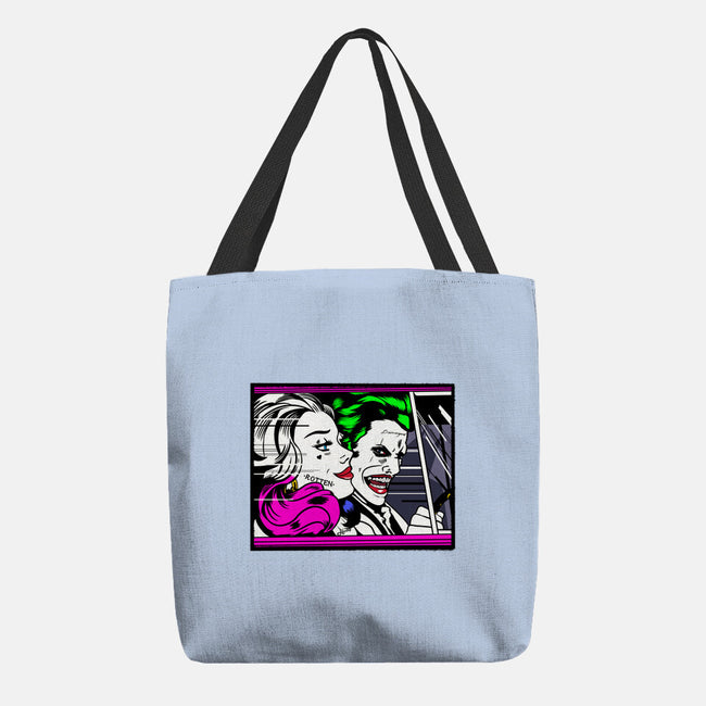 In the JokeCar-None-Basic Tote-Bag-demonigote