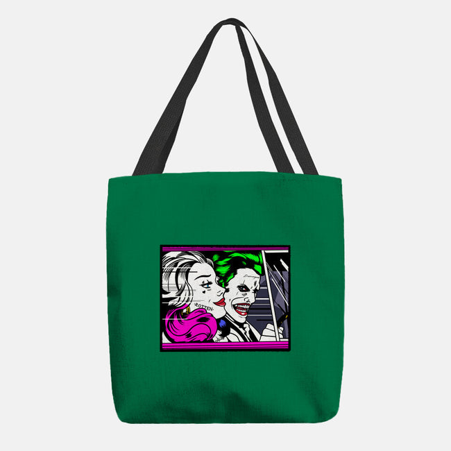 In the JokeCar-None-Basic Tote-Bag-demonigote