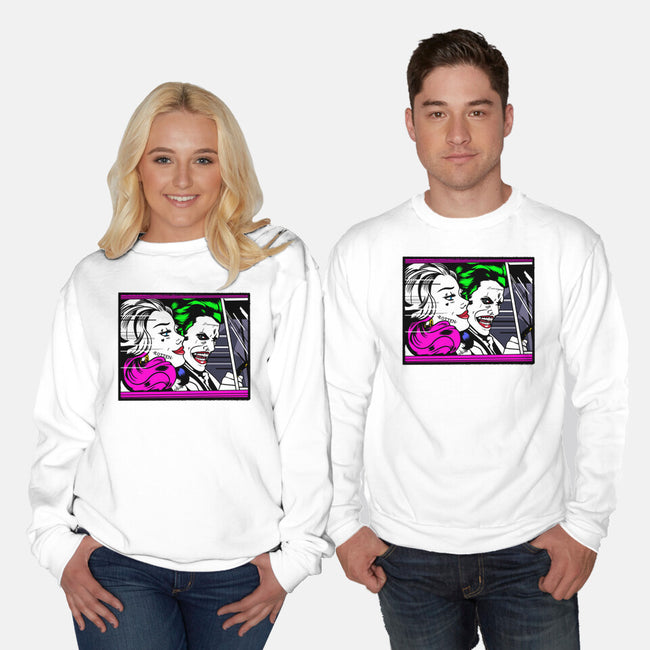 In the JokeCar-Unisex-Crew Neck-Sweatshirt-demonigote