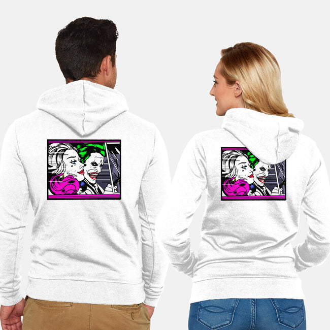 In the JokeCar-Unisex-Zip-Up-Sweatshirt-demonigote