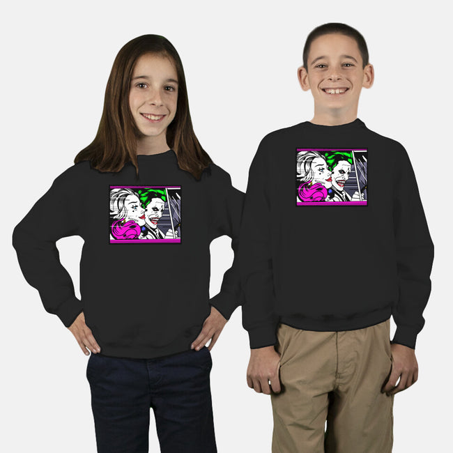 In the JokeCar-Youth-Crew Neck-Sweatshirt-demonigote