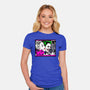In the JokeCar-Womens-Fitted-Tee-demonigote