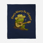 Just Be Hoppy-None-Fleece-Blanket-dandingeroz