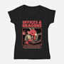 Dragon Office RPG-Womens-V-Neck-Tee-Studio Mootant