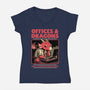 Dragon Office RPG-Womens-V-Neck-Tee-Studio Mootant