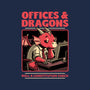 Dragon Office RPG-Womens-V-Neck-Tee-Studio Mootant