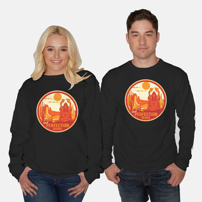 Visit Perfection-Unisex-Crew Neck-Sweatshirt-CarloJ1956