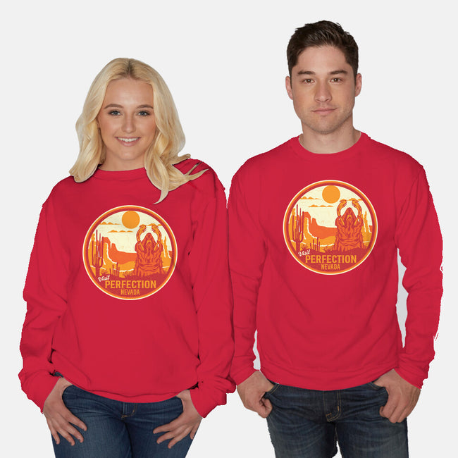 Visit Perfection-Unisex-Crew Neck-Sweatshirt-CarloJ1956