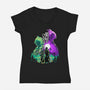 Apothecary Couple-Womens-V-Neck-Tee-hypertwenty