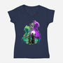 Apothecary Couple-Womens-V-Neck-Tee-hypertwenty