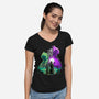 Apothecary Couple-Womens-V-Neck-Tee-hypertwenty