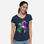 Apothecary Couple-Womens-V-Neck-Tee-hypertwenty