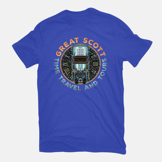 Time Travel And Tours-Womens-Fitted-Tee-momma_gorilla