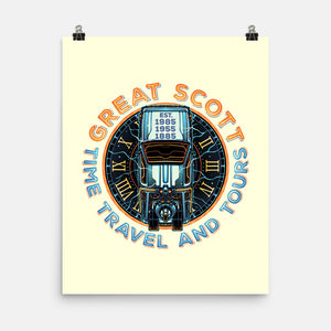 Time Travel And Tours-None-Matte-Poster-momma_gorilla