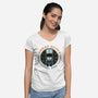 Time Travel And Tours-Womens-V-Neck-Tee-momma_gorilla