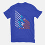 Starship Stripes-Womens-Fitted-Tee-rocketman_art