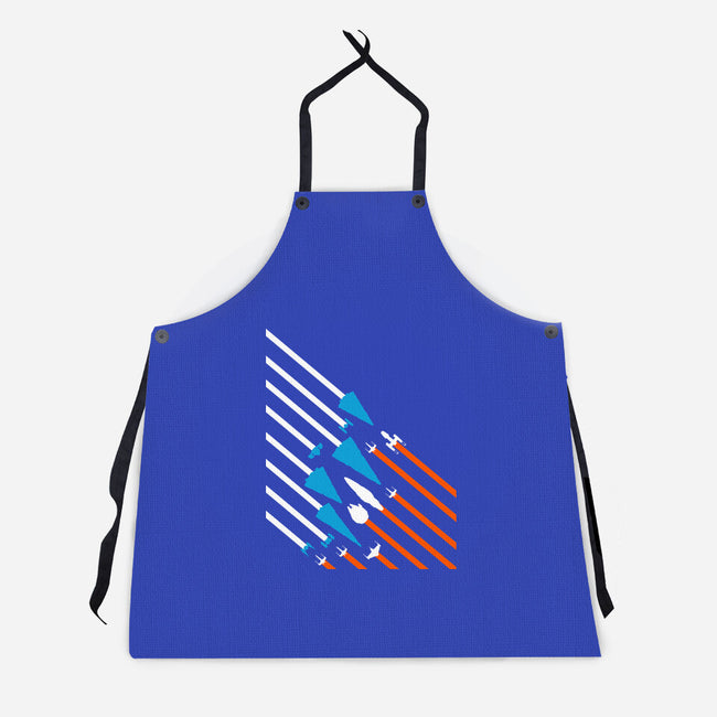 Starship Stripes-Unisex-Kitchen-Apron-rocketman_art