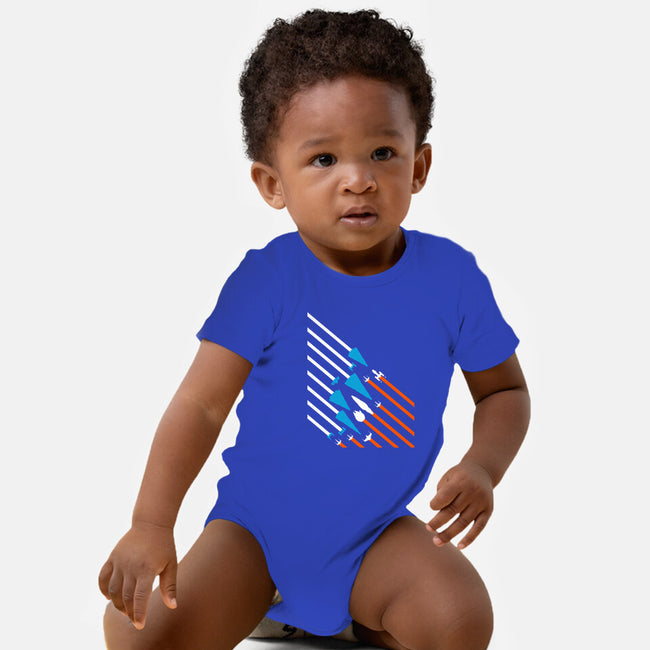 Starship Stripes-Baby-Basic-Onesie-rocketman_art