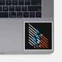 Starship Stripes-None-Glossy-Sticker-rocketman_art