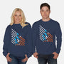 Starship Stripes-Unisex-Crew Neck-Sweatshirt-rocketman_art